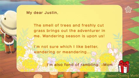 Animal Crossing Letter Template